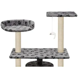 vidaXL Katzen-Kratzbaum Sisal 95 cm grau