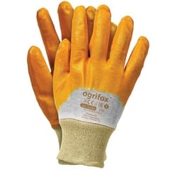TRIZERATOP Arbeitshandschuh-Set Handschuhe Nitril gelb Gr.8 Arbeitshandschuhe Arbeitshandschuhe gelb