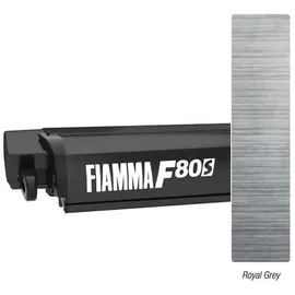 Fiamma F80s Markise schwarz, 425cm, Royal Grey