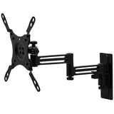 SOTech Universal TV Wandhalterung 13 bis 43 Zoll 2 Armig Drehbar Schwenkbar