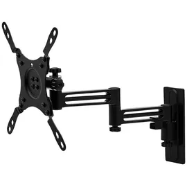 SOTech Universal TV Wandhalterung 13 bis 43 Zoll 2 Armig Drehbar Schwenkbar