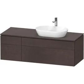 Duravit Duravit, Waschtischunterschrank wandhängend „L-Cube“ 142 à 48,2 × 55 cm) Eiche Dunkel gebürstet, rechts