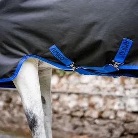 Horseware Ireland Weidedecke Amigo 50g Ripstop 900D Fleece Lined 155 cm Schwarz/Blau