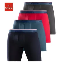 BENCH Langer Boxer in rot, blau, anthrazit, schwarz | Gr.: XL