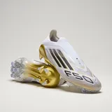 Adidas F50 Elite Laceless Fg Fußballschuhe - Ftwr White / Core Black / Gold Met - 48 2/3