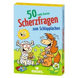 Moses 50 coole Karten - Scherzfragen zum Schlapplachen