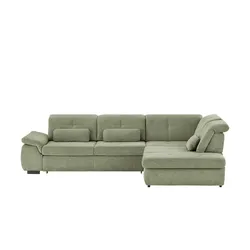 Ecksofa mit Funktion  Perry , grün , Maße (cm): B: 315 H: 85 T: 260.0