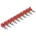 Kammbrücke 2556400000 300V Polzahl Rot St