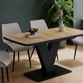 Vicco Fenaro 120 x 77,4 x 80 cm Eiche/Schwarz