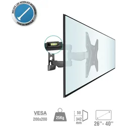 TM Electron Gelenkiger TV- oder Monitorträger 2 Arme 26" TO 40" (200x200) 25kg