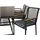 venture home Dallas Gartenstuhl 57 x 83,5 x 63,5 cm schwarz 2 St.