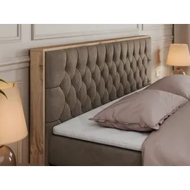 MKS Meble Amore King 180 x 200 cm H3 Braun