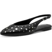 TAMARIS Damen Sling Pump flach, schwarz, 38 EU