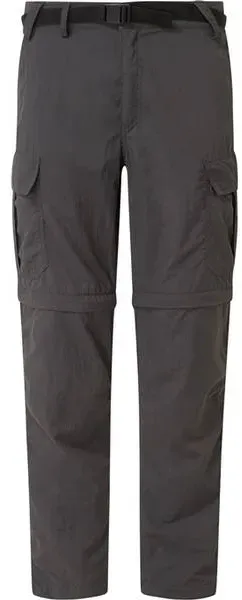 McKINLEY Herren Zipp-Off-Hose "Amite III", ANTHRACITE, 24