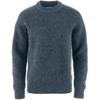 Fjällräven Övik Waffle Pullover - Navy - M
