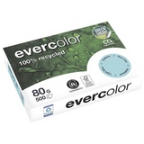 Clairefontaine Recyclingpapier Evercolor hellblau A4 80 g/qm 500 Blatt