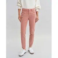 Opus Damen Slim | Cordhose Evita BABYCORD Slim aus stretchigem BCI Cotton Mix Mellow Rose, 42 L28