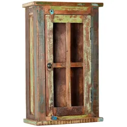 Badezimmer-Hängeschrank 'Seaside' Massivholz Recycletes Holz Shabby Chic
