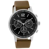 Oozoo Herren Armbanduhr Timepieces Analog Leder braun D2UOC10812 - Braun