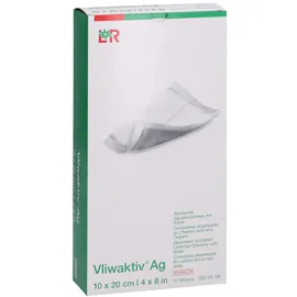 VLIWAKTIV Ag Aktivkohle Saugkomp.m.Silber 10x20 cm