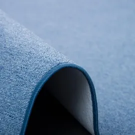 Snapstyle Feinschlingen Velour Teppich Strong Blau, 200x250cm