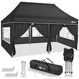 tillvex Partyzelt tillvex® Pavillon 3x6m Wasserdicht Gartenzelt Faltpavillon Partyzelt, (Pavillon 3x6m wasserdicht), Partyzelt mit Tasche für Garten