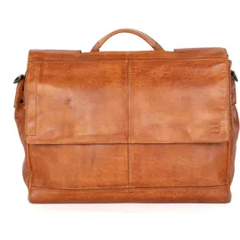 Spikes & Sparrow Leren Laptoptas - Benzo - Brandy (15.60"), Notebooktasche, Braun