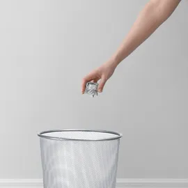 Zeller Papierkorb 17,5 l Grau
