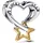Pandora Lucky Star & Herz Silber 763513C00