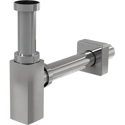 Alcadrain s.r.o. AlcaDrain Design Siphon 1 1/4" kantig, Ganzmetall