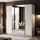 lookway Drehtürenschrank Aurel 200 x 200 x 57 cm Beige