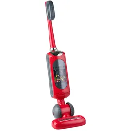 Dirt Devil Spielzeug Staubsauger – Kinderstaubsauger mit Funktionierender Saugfunktion und Realistischem Geräusch – Für Jungen und Mädchen ab 3 Jahren - Rot/Grau