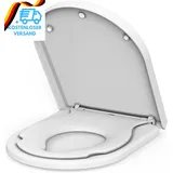 Toilettendeckel Mit Kindersitz, WC Sitz Mit Absenkautomatik, Klodeckel Mit Quick