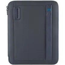 Piquadro Schreibmappe P16 Document Holder Chevron Blue