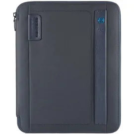 Piquadro Schreibmappe P16 Document Holder Chevron Blue
