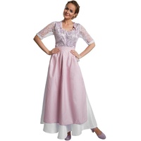 dressforfun Dirndl Frauenkostüm Maxi-Dirndl Neuschwanstein Modell 2 weiß XXL