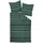 JANINE J. D. Mako-Satin jade waldgrün 155 x 220 cm + 80 x 80 cm