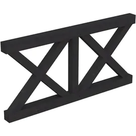 SKANHOLZ Andreaskreuz-Brüstung 170 x 84 cm anthrazit