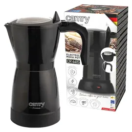 Camry Moka-Kaffeemaschine 300 ml 6 Tassen Schwarz