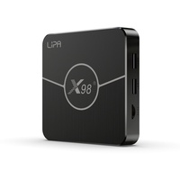 Lipa X98 Plus Android TV-Box 4-32 GB Android 11 - Iptv box - Streaming box - Mediaplayer - 6K- und 4K-Decoder - Apps über Playstore und Internet