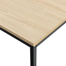 [en.casa] Schreibtisch 120x60x72cm Eiche-Optik Bürotisch Computertisch Arbeitstisch PC Tisch