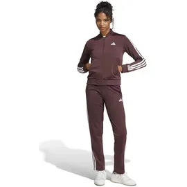 adidas Essentials 3 Stripes Trainingsanzug - Aurora Ruby - M