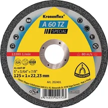 KLINGSPOR Trennscheibe A 60 TZ Special D125x1mm Bohr.22,23mm