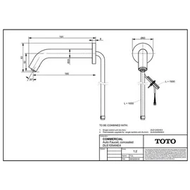 TOTO DLE105ANE4 Automatikarmatur Kaltwasser