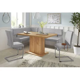 OTTO home Charissa Eckbank hellgrau 190 x 90 x 140 cm