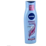 NIVEA Diamond Gloss Shampoo pflegendes Haarshampoo mit Diamantpartikeln und Rosenöl, intensives Pflegeshampoo für natürlich schönes, glänzendes Haar (250 ml)