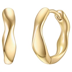 Glanzstücke München Creolen Sterling Silber in Gelbgold   Damen 