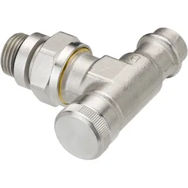 Danfoss Rücklaufverschraubung RLV 15 R 1/2 Zoll Pressfit Eck vernickelt