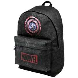 Karactermania - Plecak Marvel Captain America 43cm, funkcjonalny i stylowy - Schwarz