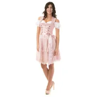 Trachtl Dirndl DIRNDL TRACHTENKLEID DAMEN NICOLE ROSA 3.TLG rosa 44